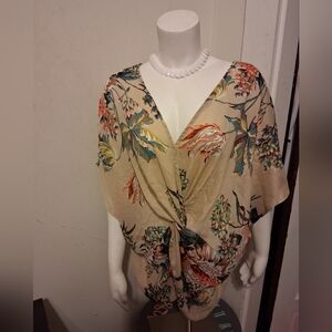 Floral Print Women's Top
